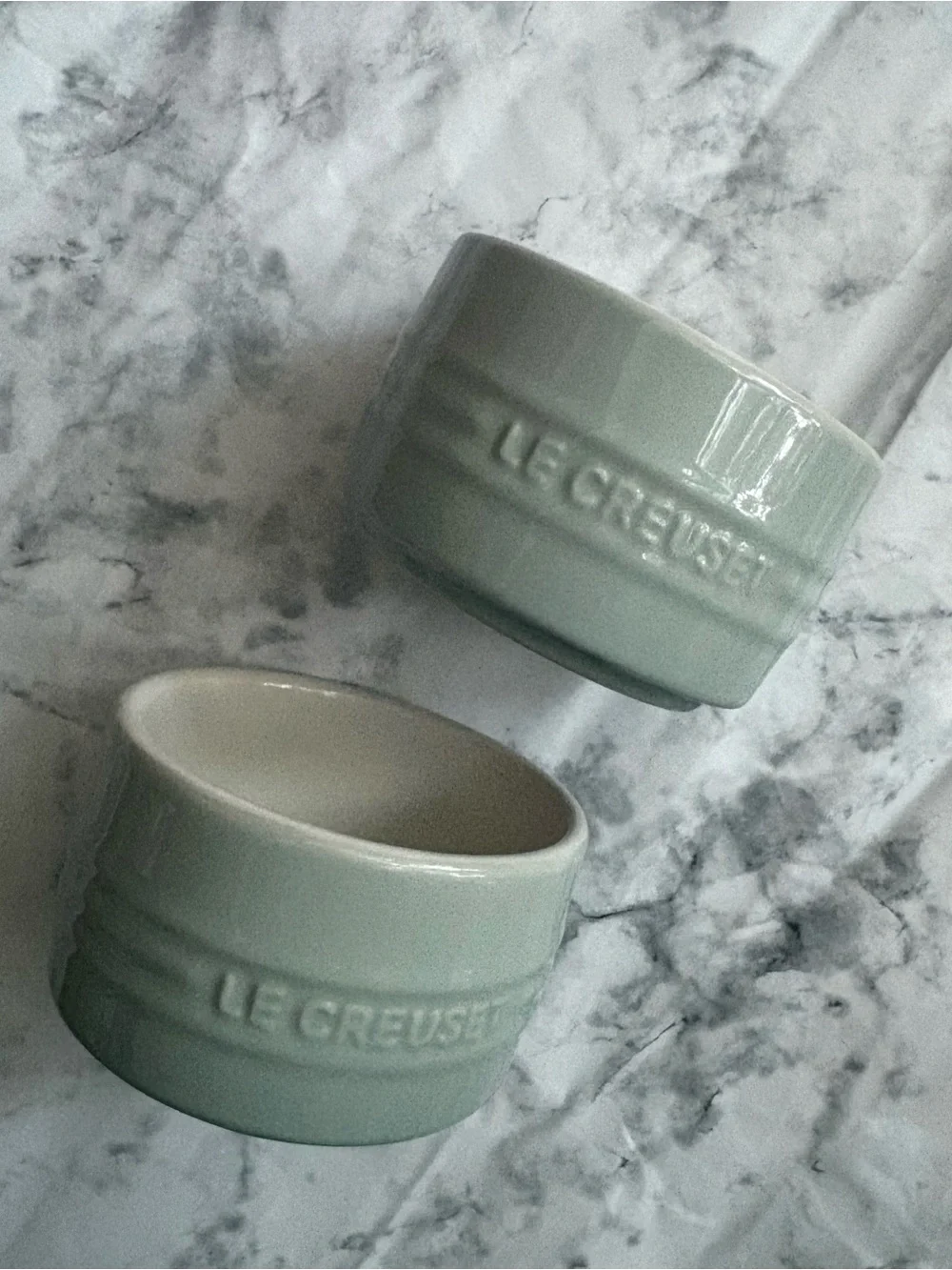 Le Creuset Pistache Straight Wall Ramekins - Set of 2